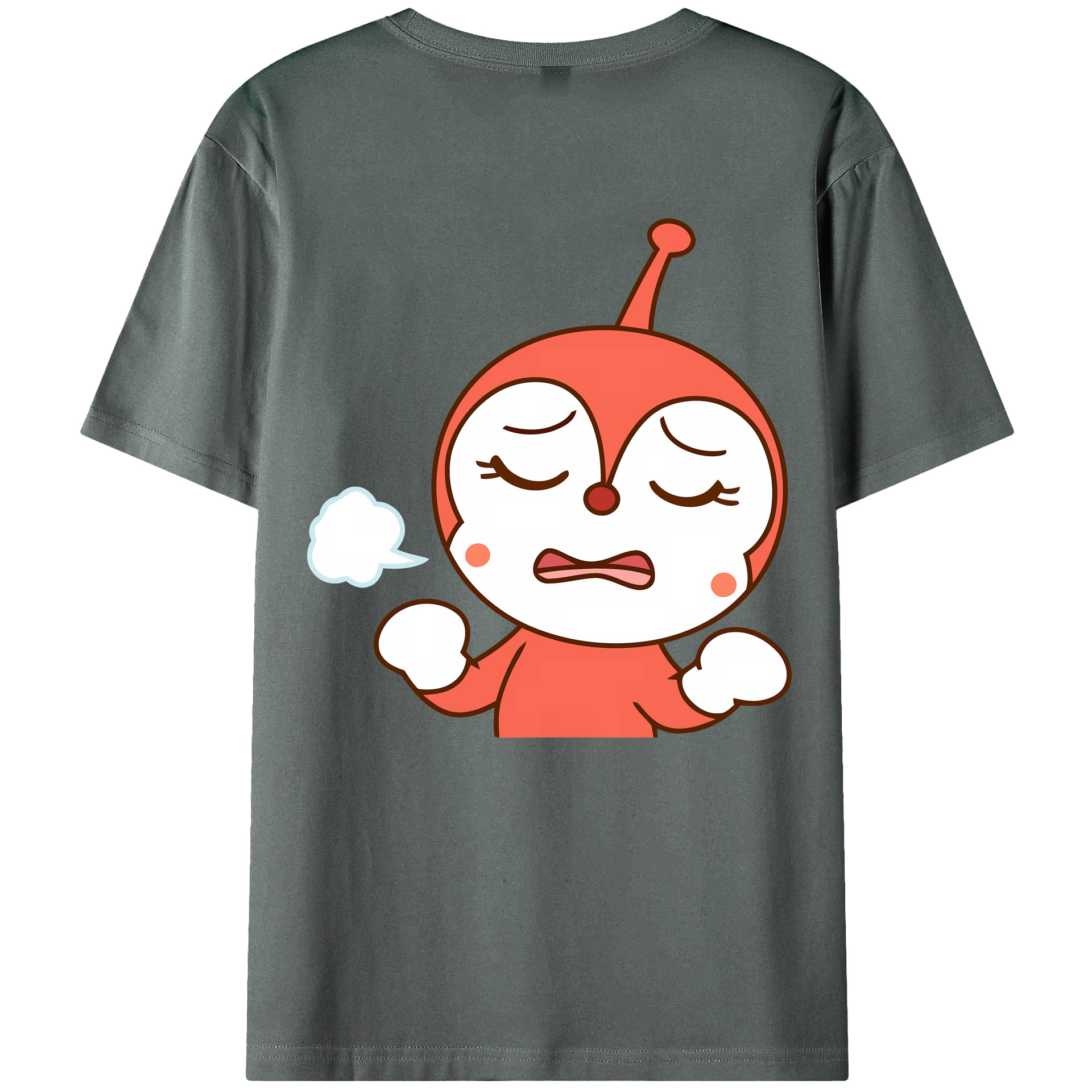 （画像用） アンパンマン Anpanman 綿100％ メンズ半袖Tシャツ（バックプリント） 通気性